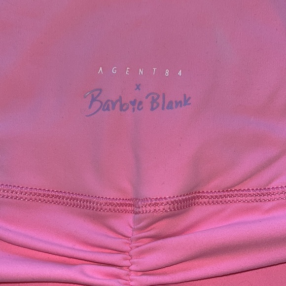 Agent84 x Barbie Blank workout shorts - Picture 3 of 4
